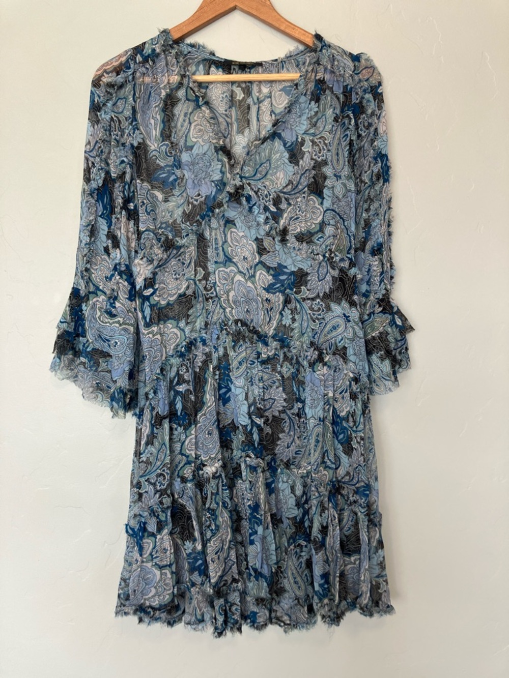 Kolbi Halperin Emma Tiered Ruffle Dress